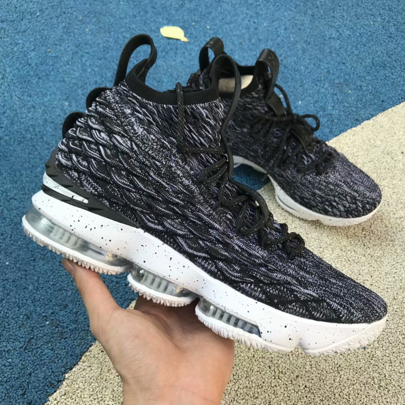 Authentic Nike LeBron 15 “Ashes” Black-White